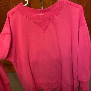 Maurices Pink Crew Neck Sweater
